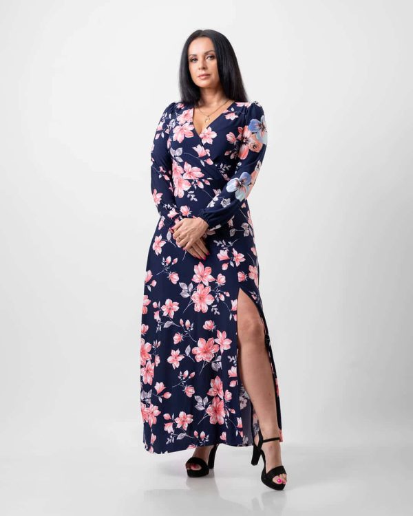 Dark Blue Floral Luxe