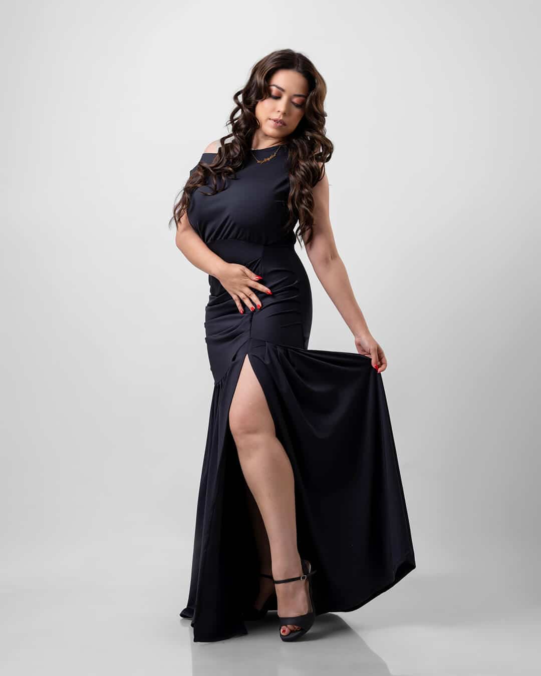 Zeela Luxe Black Dress