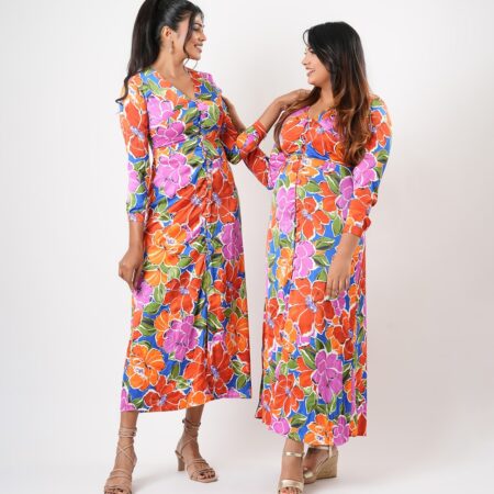 Kira Satin Floral Luxe