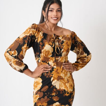 Full Bloom Floral Printed Dresses