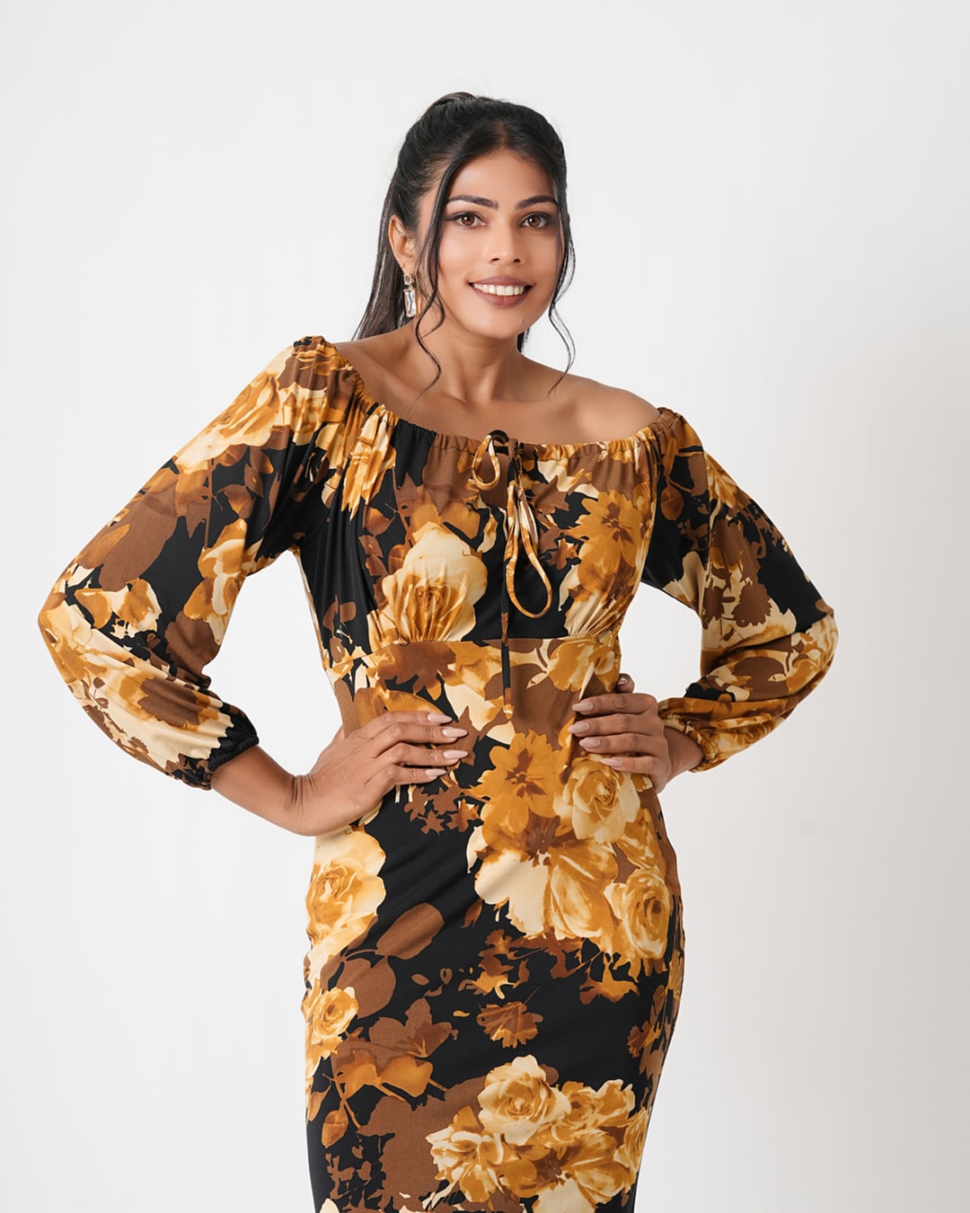 Full Bloom Floral Printed Dresses