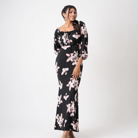 Black Floral Bloom Luxe
