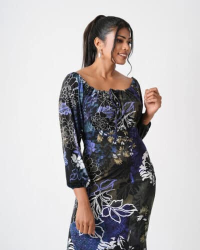 Blue Floral Bloom Luxe