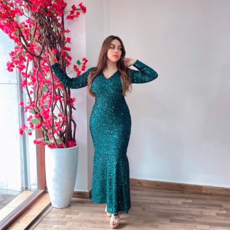 Emerald Green Sequin Luxe