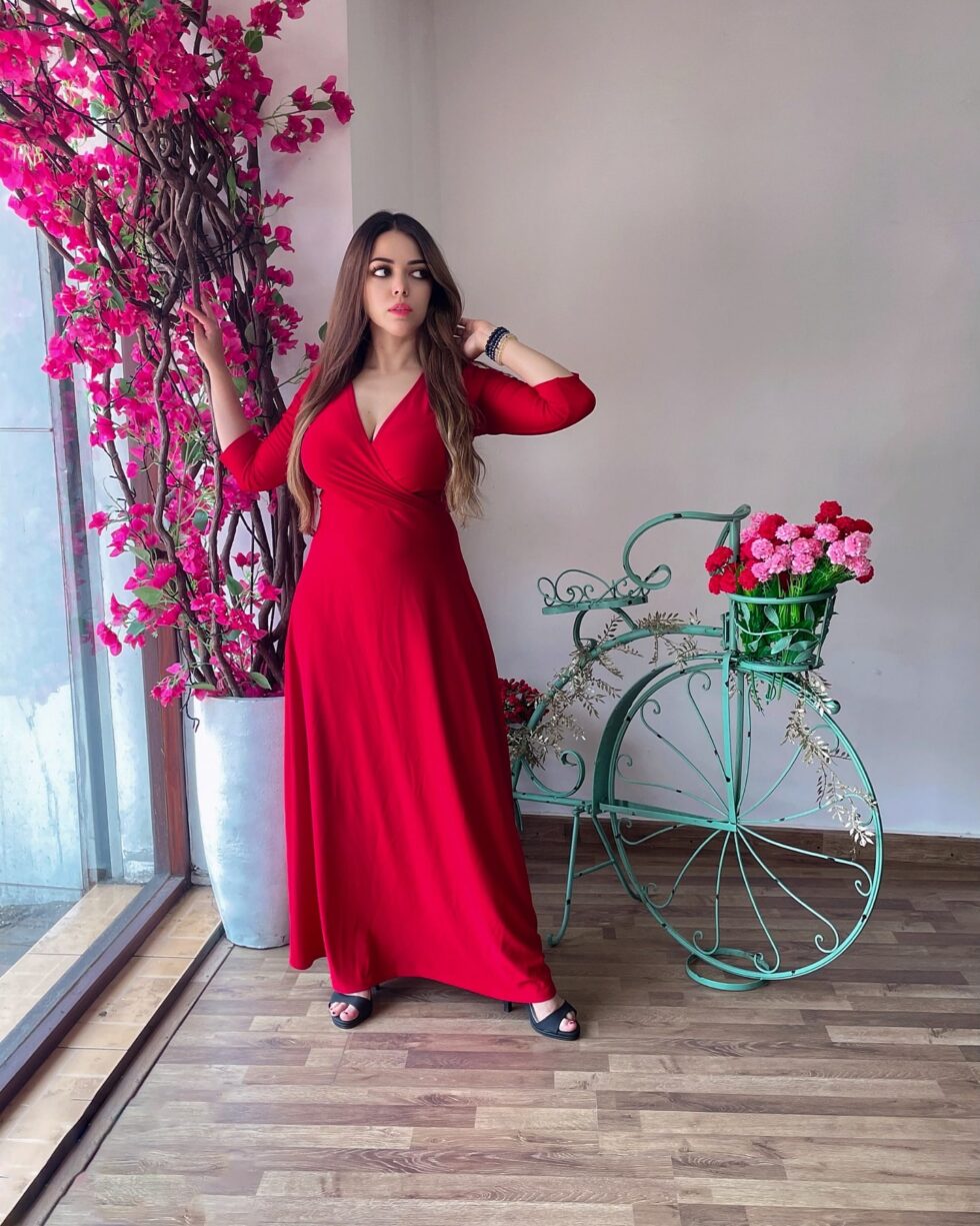 Red Luxe Dress - Kathyusha Red Luxe Dress