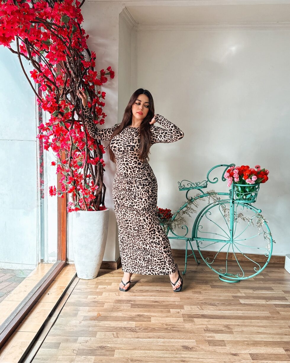 Leopard Luxe Dress - Kathyusha Leopard Luxe Dress