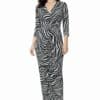 Kiera Limited Edition Designer Monochrome Luxe Dress