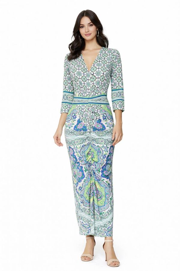 Kiera Limited Edition Designer Green Luxe Dress