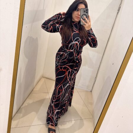 Highneck Designer Print Luxe