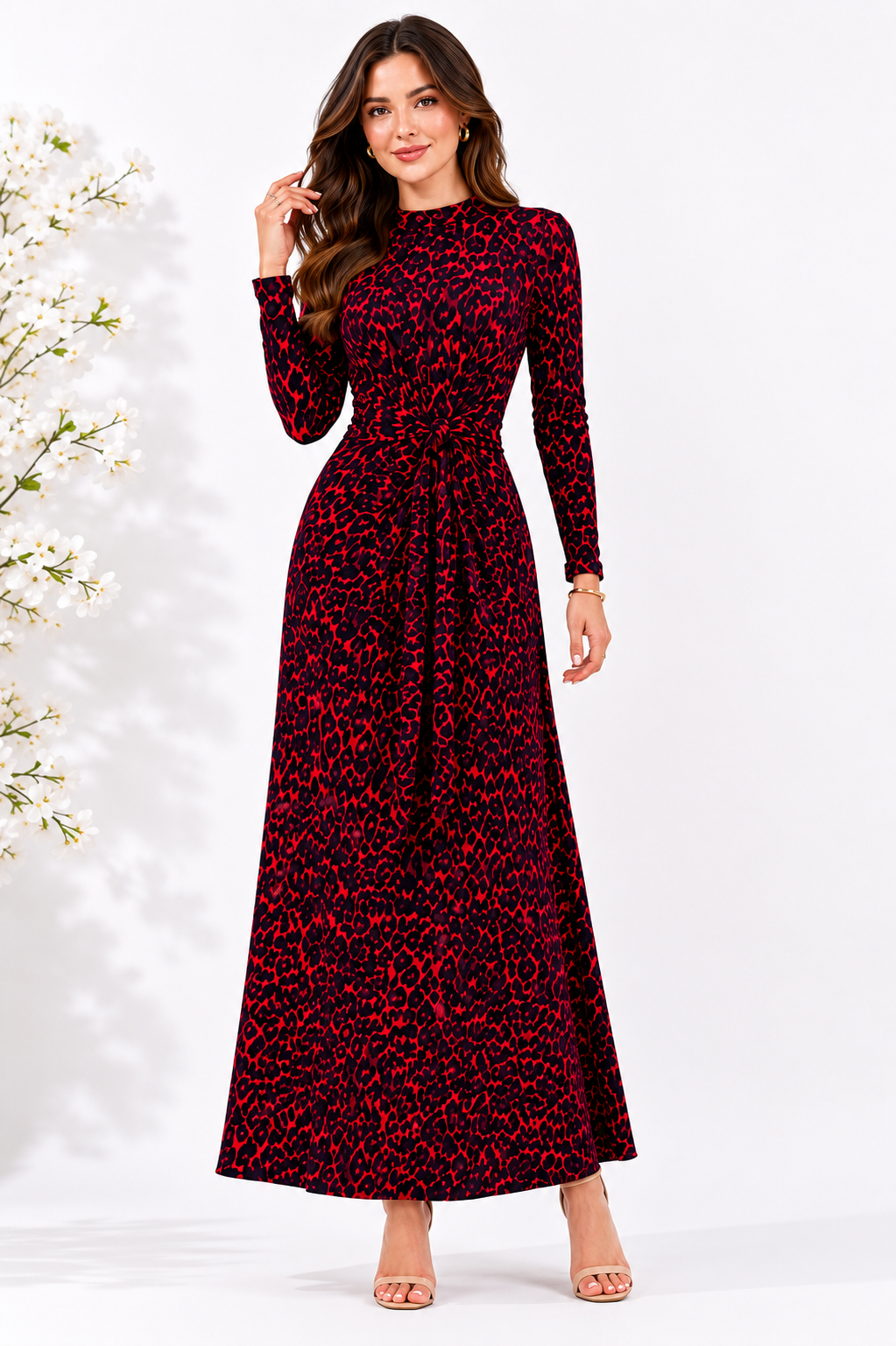 Leopard High Neck Luxe
