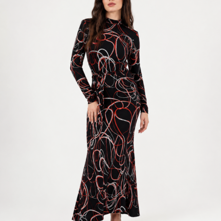 Highneck Designer Print Luxe