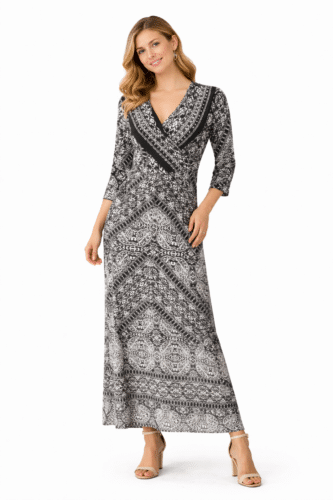 Monocrome Luxe Dress